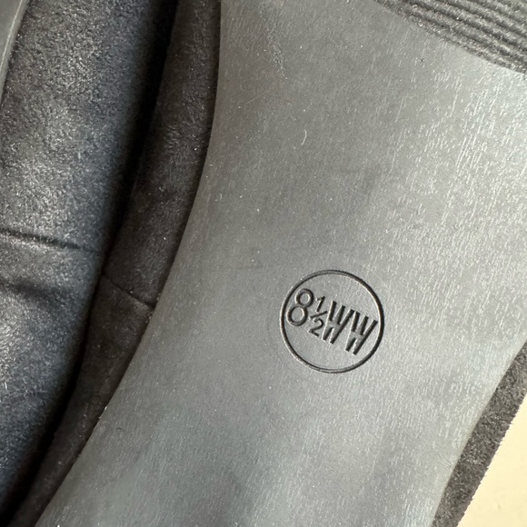 Torrid black faux suede heels size 8 1/2 wide width - Picture 9 of 9